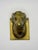 Bring a touch of timeless character to your home with this vintage solid brass ram head wall mount. Featuring beautifully...