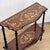 Vintage Italian Rococo Marquetry Fruitwood Console Hall Table For Sale - Image 6 of 12