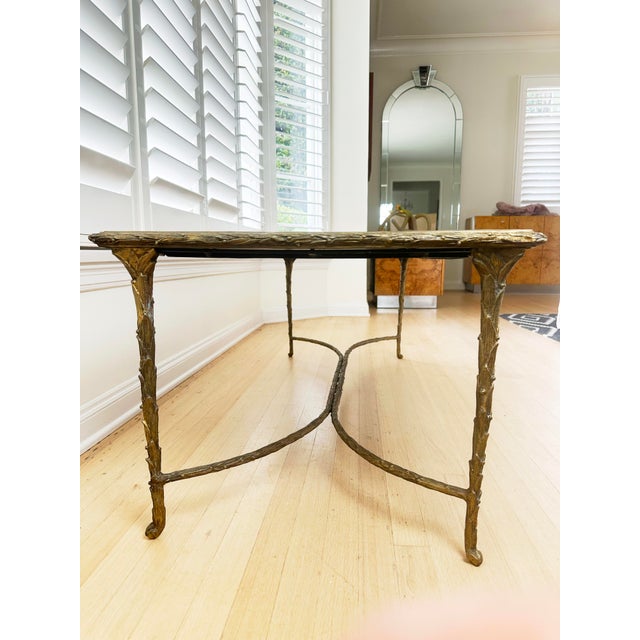 Rare Maison Jansen Bagues Gilt Bronze Coffee Table A-List For Sale - Image 10 of 12