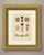 An original antique wood engraving, colored by hand with watercolor, showing seven austrian insignia. At the top are a...