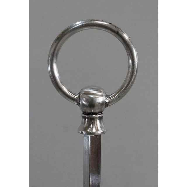 Louis XVI Silver-Plated Lamp For Sale - Image 5 of 18