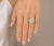 Art Deco 14K Yellow Gold Estate Baguette Diamond Cocktail Band Ring For Sale - Image 3 of 3