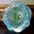 Fenton Art Glass Company Fenton Uranium Green Opal Glass Christmas Compote – Limited Edition Ap/F, Uv Reactive, Circa 2000 For Sale - Image 4 of 10