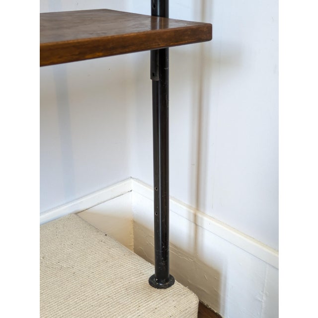 Black Modular Floor Shelving Unit, Switzerland, 1960 For Sale - Image 8 of 15