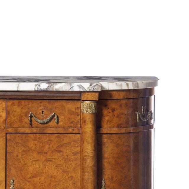 English Sideboard with Marble Eye, 19th Century For Sale - Image 4 of 6