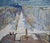 1970s Ukrainian Impressionism: Winter Landscape Oil Painting 59-69 For Sale