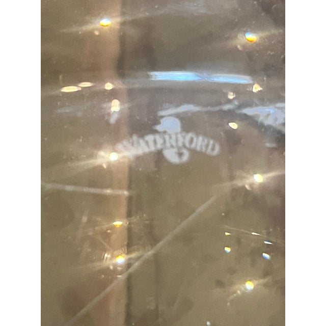 1980s Clear Heavy Glass Waterford Bowl For Sale - Image 10 of 11