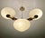 Vintage Art Deco Pendant Light in Wood and Glass, 1930s For Sale - Image 4 of 18