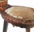 Brutalist Cowhide Cat Tripod Chairs with Foldable Backrests, Spain, 1960s, Set of 2 For Sale - Image 4 of 15