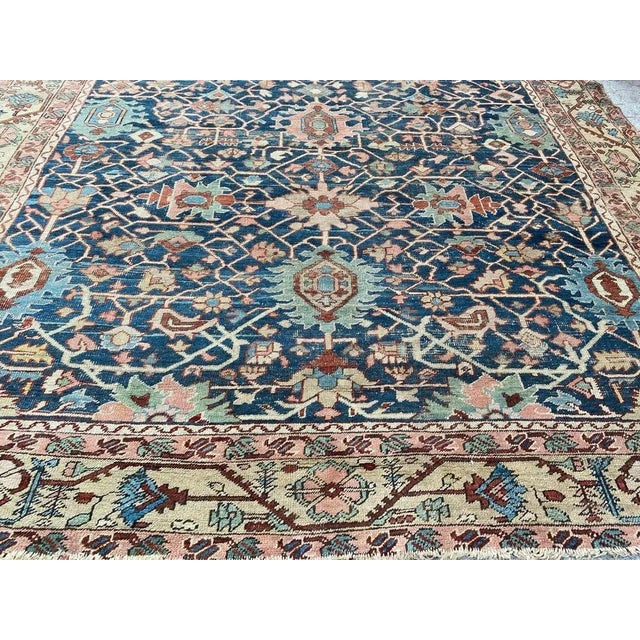 Antique Heriz Rug, 19th Century For Sale - Image 10 of 18