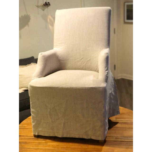 Restoration Hardware Hudson Parson Slipcover Chair Chairish