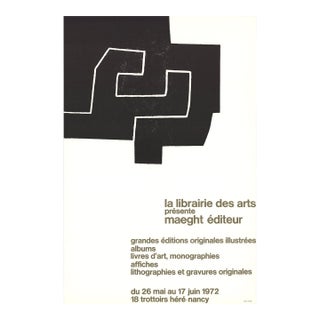 Eduardo Chillida La Librairie Des Arts, 1972 For Sale