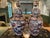 Ceramic Large Pair of 19th Century Imari Japanese Temple Jars With Covers For Sale - Image 7 of 12