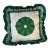 Quilt Square Ruffle Pillow For Sale
