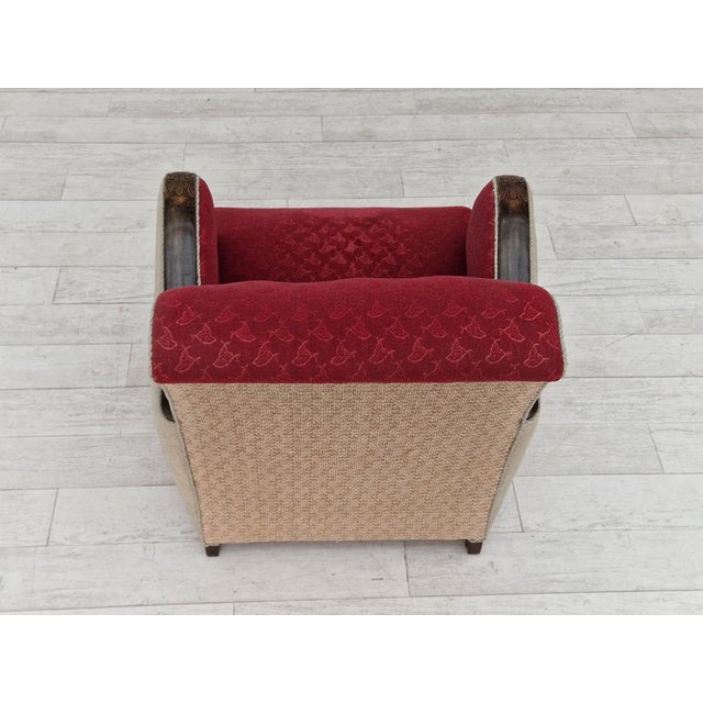 Beige Set of Art Deco Scandinavian Chairs, 1950s For Sale - Image 8 of 18