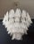 Metal Italian Murano Chandelier 57 Glass Rondin Swallow Glass For Sale - Image 7 of 12