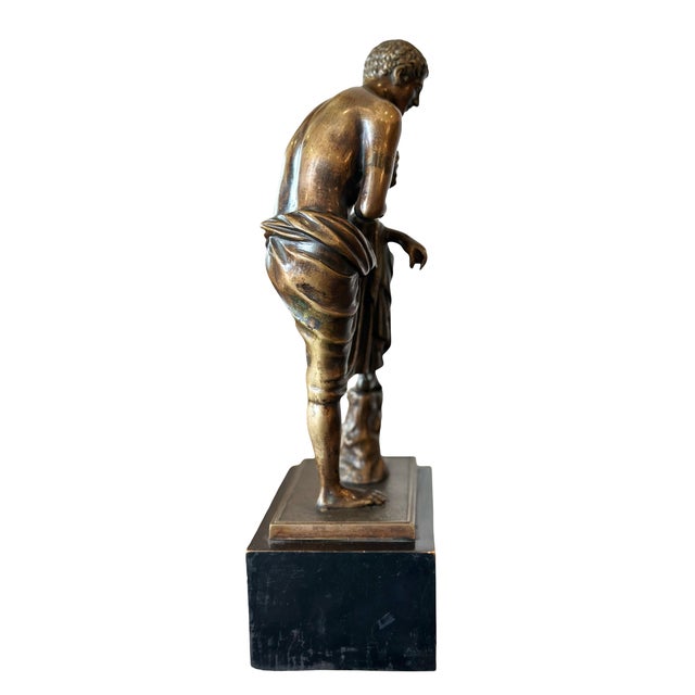 Late 19th Century Grand Tour Bronze of “The Spinario” For Sale - Image 4 of 4