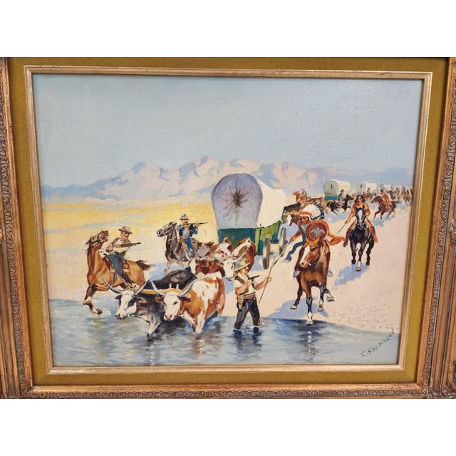 born in 1895 and Moved to the US. Konstantin has had great success in LA as an artist of distinction. This Painting The...