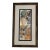 Original Modern Figurative Mixed Media Collage Assemblage Painting Framed - 33" For Sale