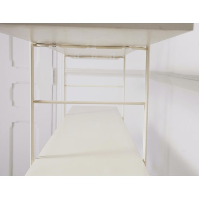 1990s Vintage Minimalist All White Enetri Shelf by Niels Gammelgaard for Ikea, 1990s For Sale - Image 5 of 18
