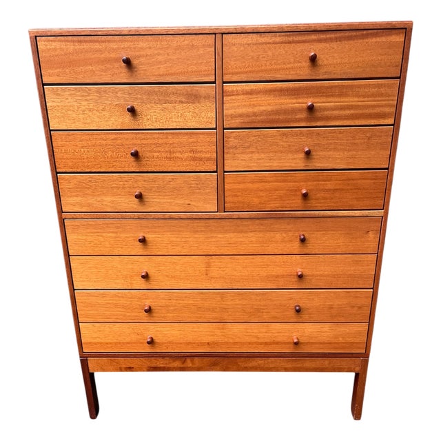 Scandinavian Teak Chest of Drawers, 1980s For Sale
