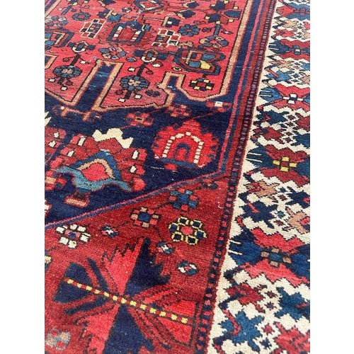 Tribal Hamadan Rug from Bobyrugs, 1890s For Sale - Image 15 of 18