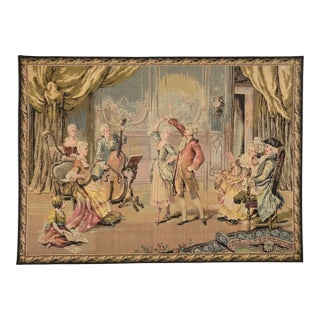 1920s French Ballroom Scene Tapestry For Sale