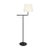 Directional Floor Lamp With Robust Arm Finishing In A Knurled Handle Allowing The Light Source To Rotate. Includes shade