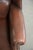 Brown English Cowhide Wing Armchair For Sale - Image 8 of 12