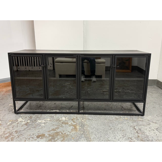 Design Plus Gallery presents the Casement Credenza by Paul Schulman for Crate & Barrel. Inspired by vintage casement...