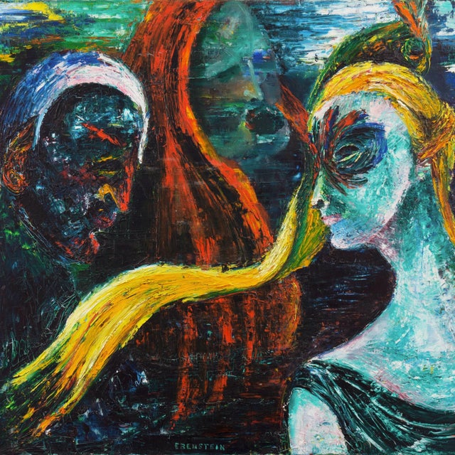 Modern 'Seduction' by Dorothy Ebenstein, Circa 1966 For Sale - Image 3 of 11