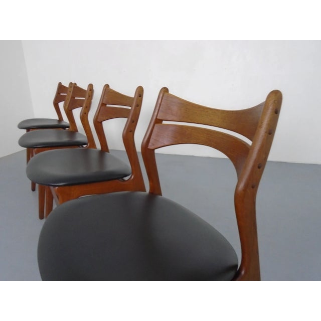 Teak Model 310 Dining Chairs by Erik Buch for Chr. Christensen, Denmark, 1960s, Set of 4 For Sale - Image 16 of 18