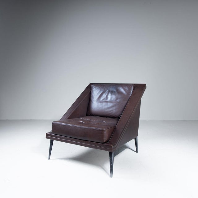 Brown Imitation Leather Chair from Gucci For Sale - Image 12 of 12