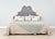 Handcrafted in Italy, this king-size headboard features a gracefully shaped silhouette with scrolling details and an...