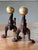 English 19th Century English Brass and Cast Iron Andirons For Sale - Image 3 of 7