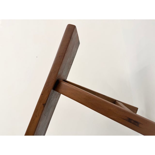 Vintage Walnut Bench, 1950s For Sale - Image 14 of 18