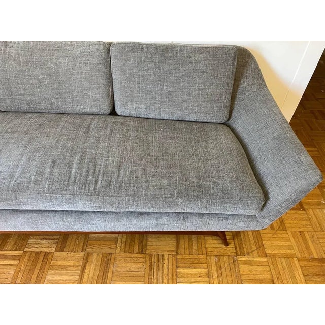 1960s Mid Century Modern Grey Sofa Chairish