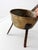 Brass Antique Brass and Iron Three-Legged Hearth Cooking Pan For Sale - Image 8 of 16