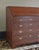 A slant front secretary desk in the Chippendale style, unbranded, likely made by Hickory MFG or similar. Solid genuine...