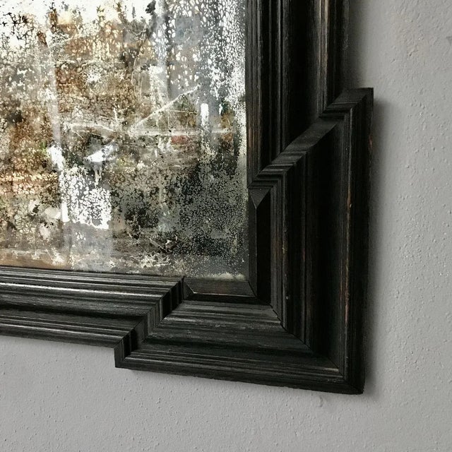 Vintage Gustavian Wood Mirror, 1940s For Sale - Image 4 of 10