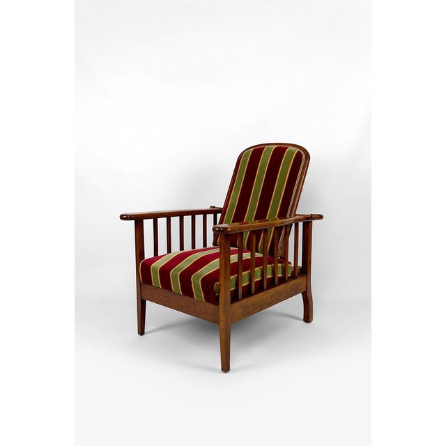 Arts & Crafts Morris Lounge Chair, United Kingdom, 1900s For Sale - Image 13 of 15