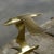 Brass Mid Century Modern Brass and Marble Birds in Flight Sculpture in the Style of C. Jere For Sale - Image 8 of 11
