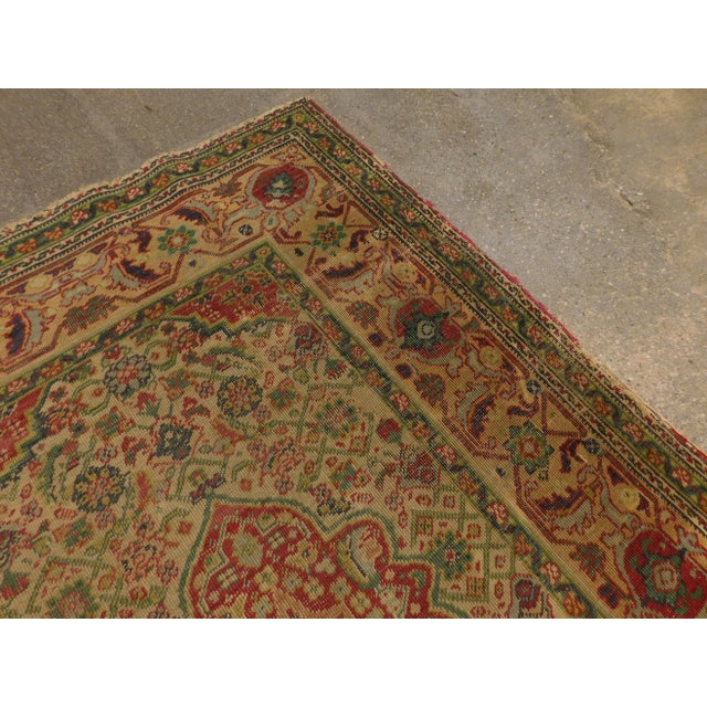 Hand Knotted Vintage Turkish Rug For Sale - Image 4 of 10