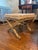 Wood Karges Benches Button-Tufted Champagne Upholstery MCM For Sale - Image 7 of 12