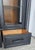 Faux Bamboo Cabinet, Black 1950's Display Cabinet For Sale - Image 12 of 17