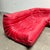 Modern Michel Ducaroy for Ligne Roset Togo Red Leather Sectional Sofa Set For Sale - Image 3 of 18