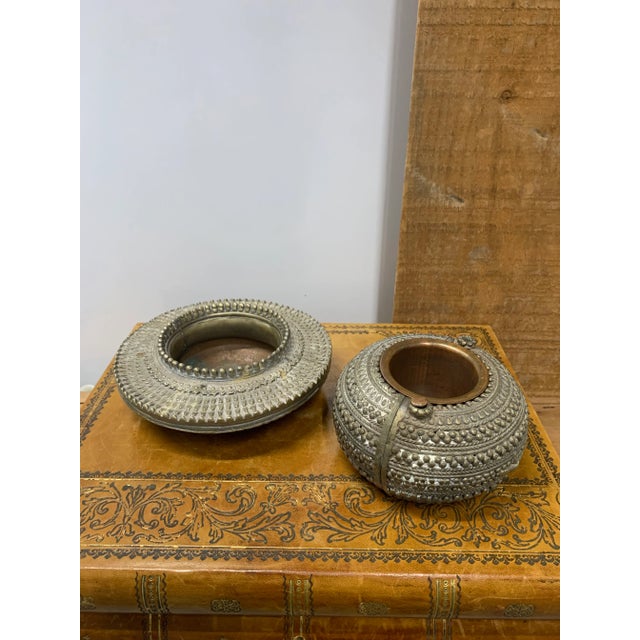 Mid 19th Century Antique Omani Bedouin Bronze Round Bowl, Ashtray or Catchall For Sale - Image 5 of 5