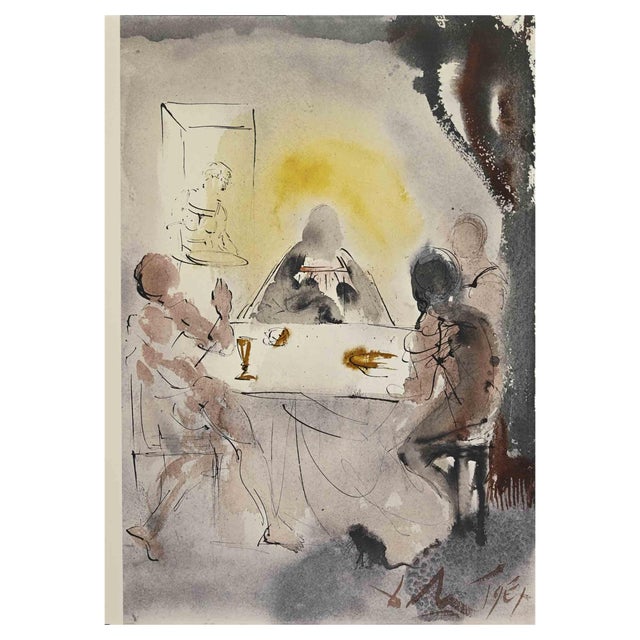 Salvador Dali, Et Cognoverunt Eum in Fractione Panis, Lithograph, 1964 For Sale