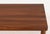 Brown Modern Glass-Topped Walnut Coffee Table For Sale - Image 8 of 8