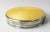 Early 20th Century Early 20th Century American Sterling Silver and Yellow Guilloche Enamel Compact For Sale - Image 5 of 9